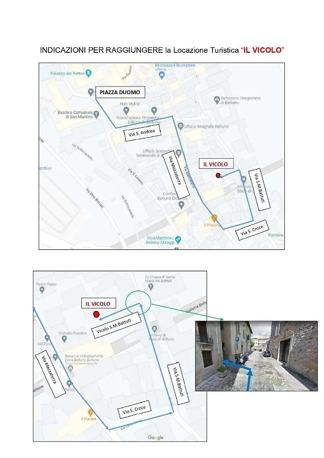 Il Vicolo_Carinissimo Appartamento In Centro Storico, Zona Giorno Mansardata Belluno